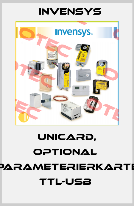 UNICARD, optional  Parameterierkarte TTL-USB  Invensys