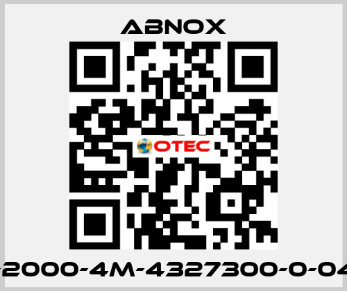 AX-2000-4M-4327300-0-040P ABNOX