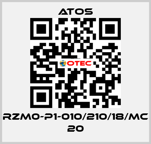 RZM0-P1-010/210/18/MC 20 Atos