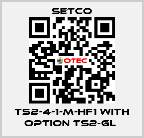 TS2-4-1-M-HF1 WITH OPTION TS2-GL  SETCO