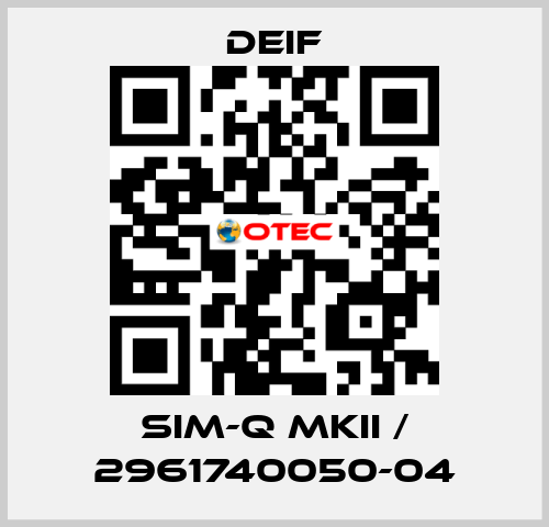 SIM-Q MKII / 2961740050-04 Deif