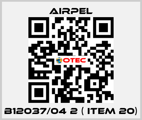B12037/04 2 ( ITEM 20) Airpel