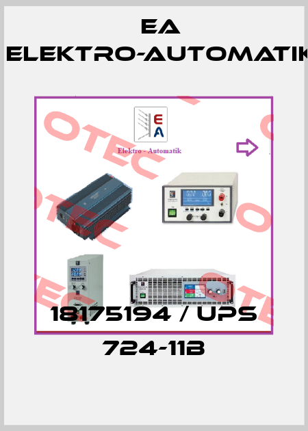 18175194 / UPS 724-11B EA Elektro-Automatik