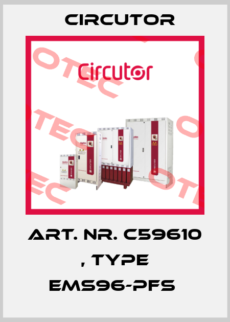 Art. Nr. C59610 , type EMS96-PFS  Circutor
