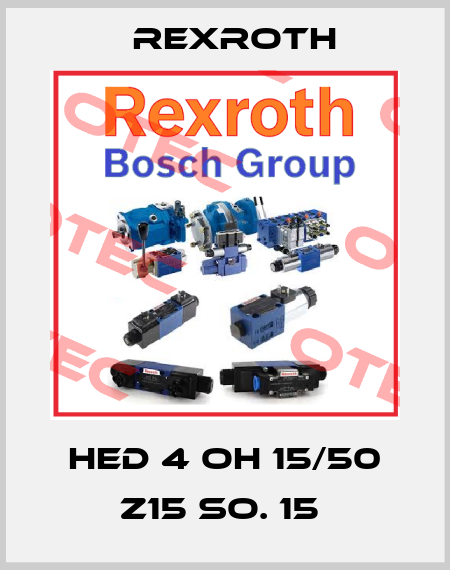 HED 4 OH 15/50 Z15 So. 15  Rexroth