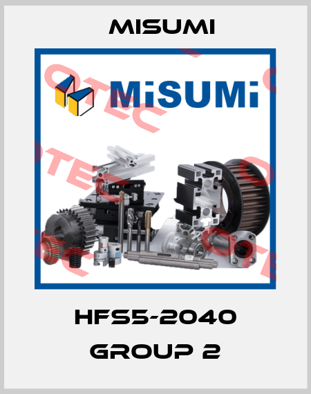 HFS5-2040 group 2 Misumi