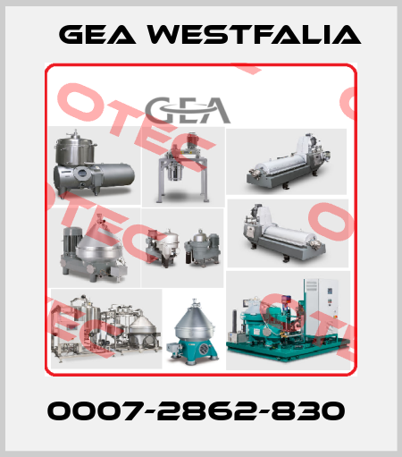 0007-2862-830  Gea Westfalia