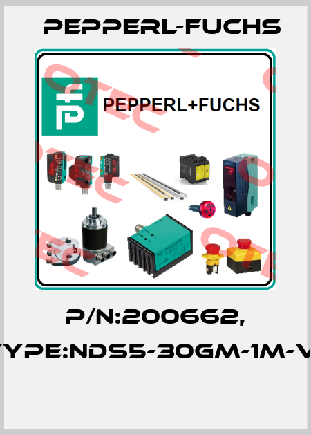 P/N:200662, Type:NDS5-30GM-1M-V1  Pepperl-Fuchs