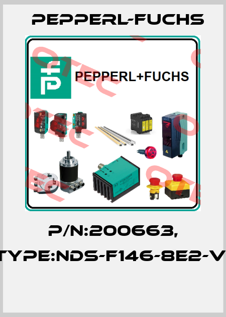 P/N:200663, Type:NDS-F146-8E2-V1  Pepperl-Fuchs