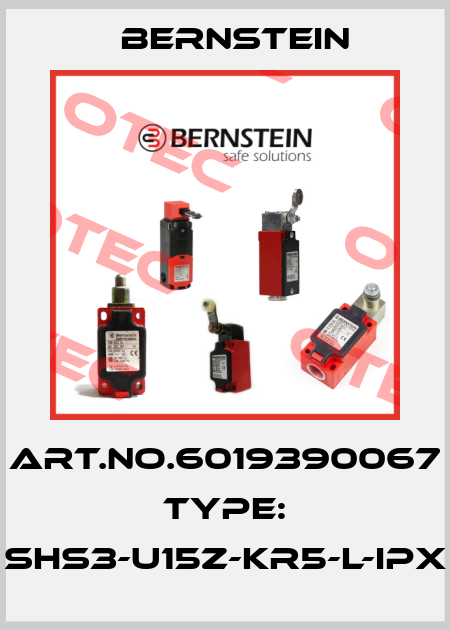 Art.No.6019390067 Type: SHS3-U15Z-KR5-L-IPX Bernstein
