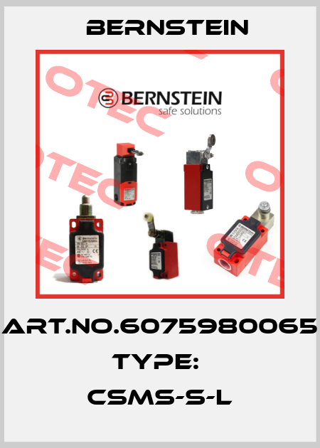 Art.No.6075980065 Type:  CSMS-S-L Bernstein