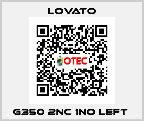 G350 2NC 1NO left  Lovato