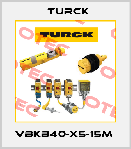 VBKB40-X5-15M  Turck