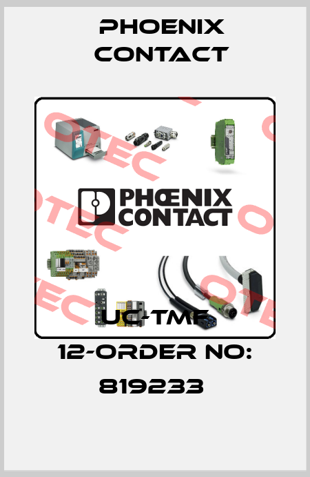 UC-TMF 12-ORDER NO: 819233  Phoenix Contact