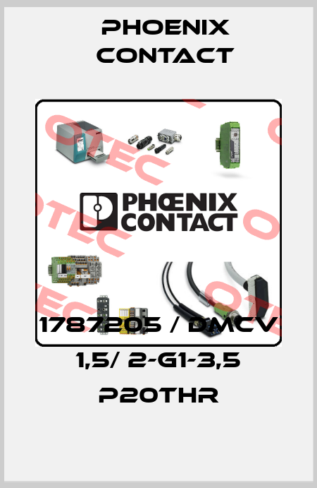1787205 / DMCV 1,5/ 2-G1-3,5 P20THR Phoenix Contact