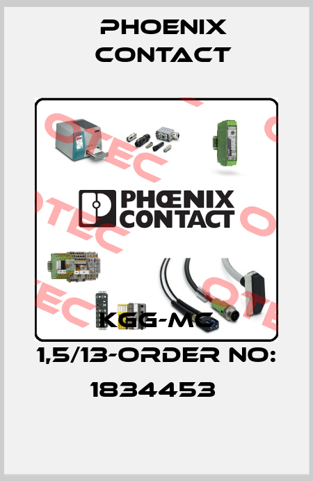 KGG-MC 1,5/13-ORDER NO: 1834453  Phoenix Contact