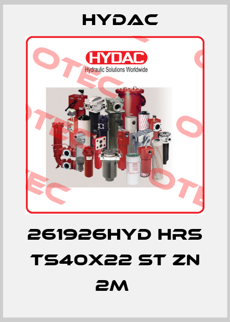261926HYD HRS TS40X22 ST ZN 2M  Hydac