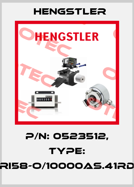 p/n: 0523512, Type: RI58-O/10000AS.41RD Hengstler