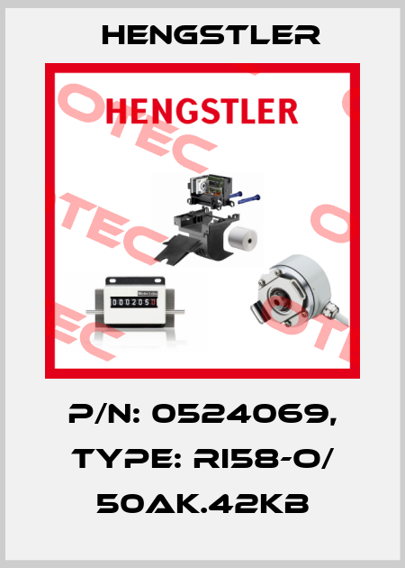 p/n: 0524069, Type: RI58-O/ 50AK.42KB Hengstler