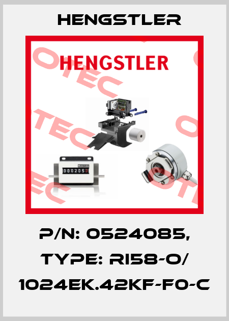 p/n: 0524085, Type: RI58-O/ 1024EK.42KF-F0-C Hengstler