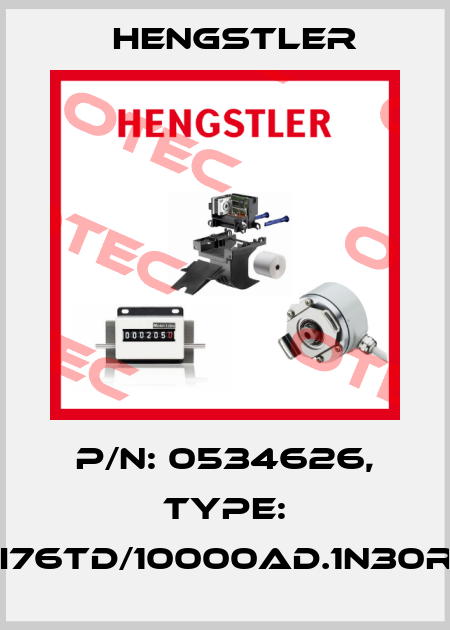 p/n: 0534626, Type: RI76TD/10000AD.1N30RF Hengstler