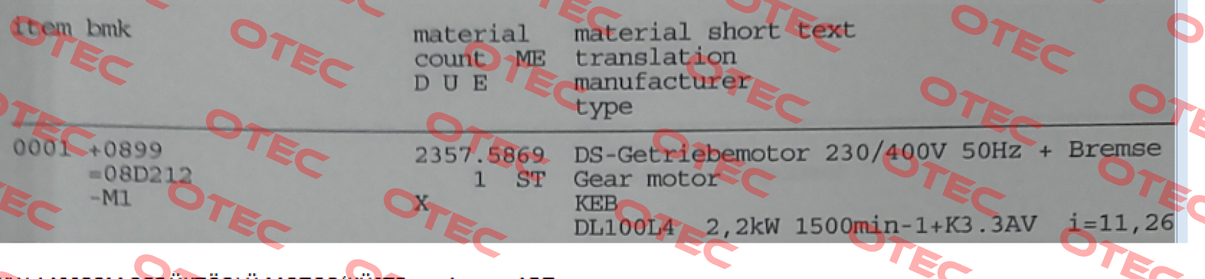 DL100L4 obsolete, replacement K33AV DM100LC4 B04 TS LAIPPLE KEB