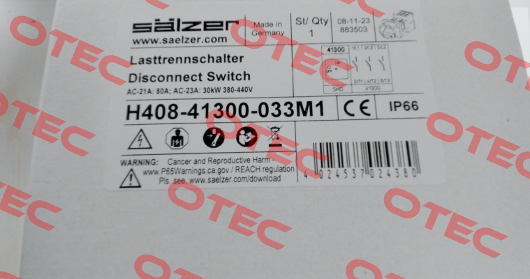 H408-41300-033M1 Salzer