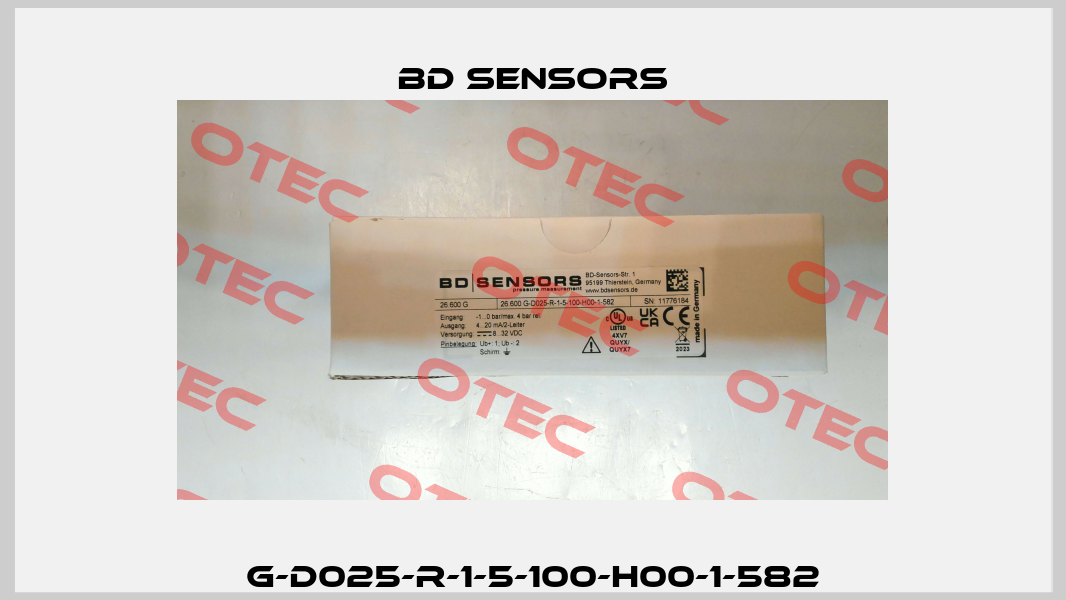 G-D025-R-1-5-100-H00-1-582 Bd Sensors