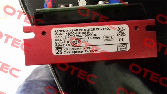 KBMG-21D (8830) KB Electronics