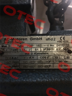 PDM-4-B35-22-180L-G-Z1, 180L, 22 kW  AC Motoren
