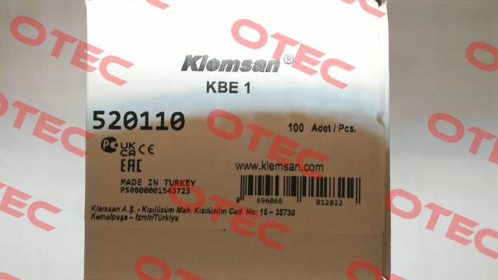 520 110 / KBE1 Klemsan