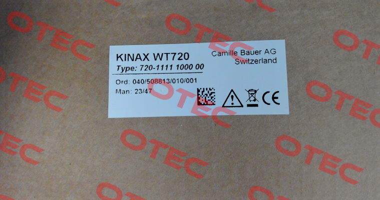 KINAX WT720 / 720-1111 1000 00 Camille Bauer