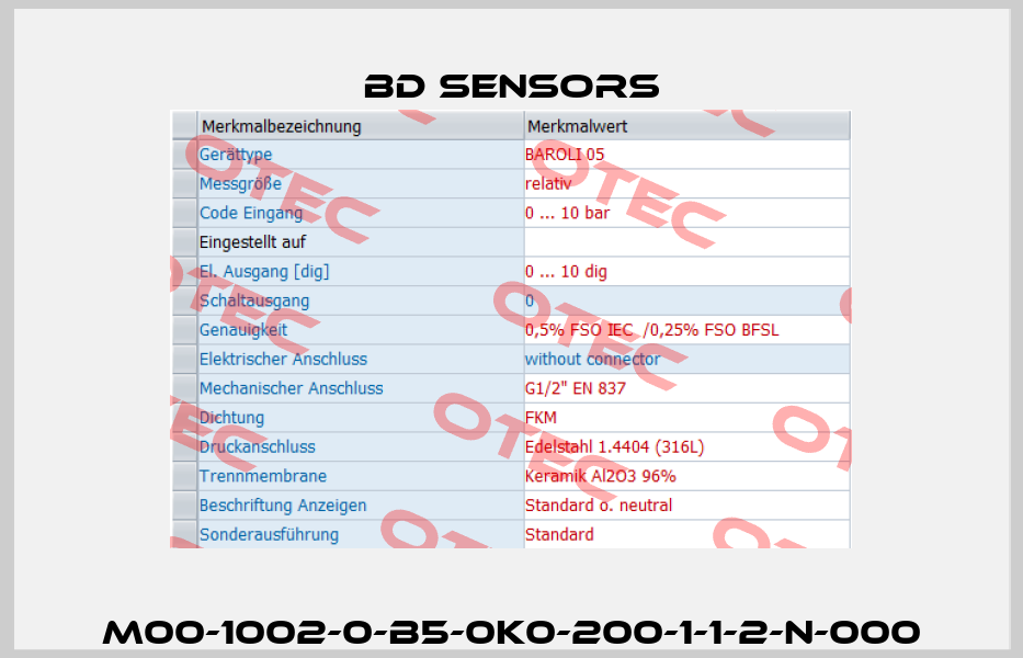 M00-1002-0-B5-0K0-200-1-1-2-N-000 Bd Sensors