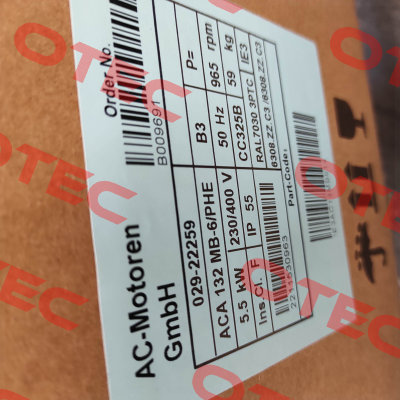 ACA 132 MB 6/PHE (Design: IM B3) AC Motoren