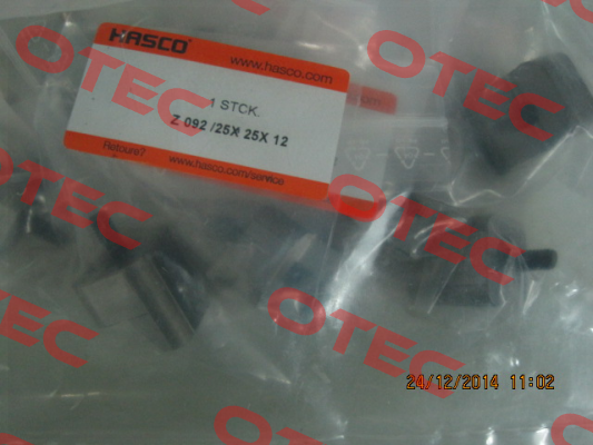 Z 092 /25X 25X 12   563170  Hasco