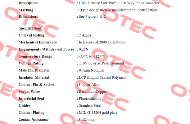HDLP21118UMDDA0P0 Hypertac (brand of Smiths Interconnect)