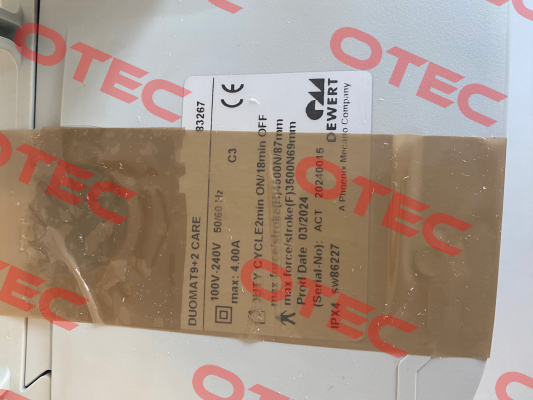 Duomat 9 83 267 DEWERT
