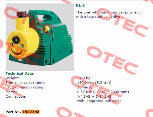 RL-8 , 4507348  Refco