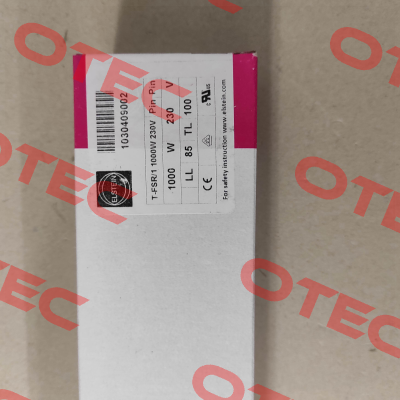 T-FSR/1 1000 W 230 V Elstein