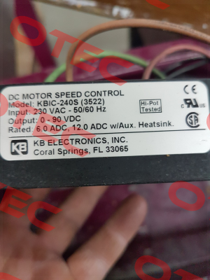 KBIC-240S (3522) KB Electronics