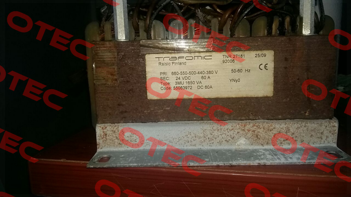 660-550-500-440-380/24Vdc 60A  Trafomic