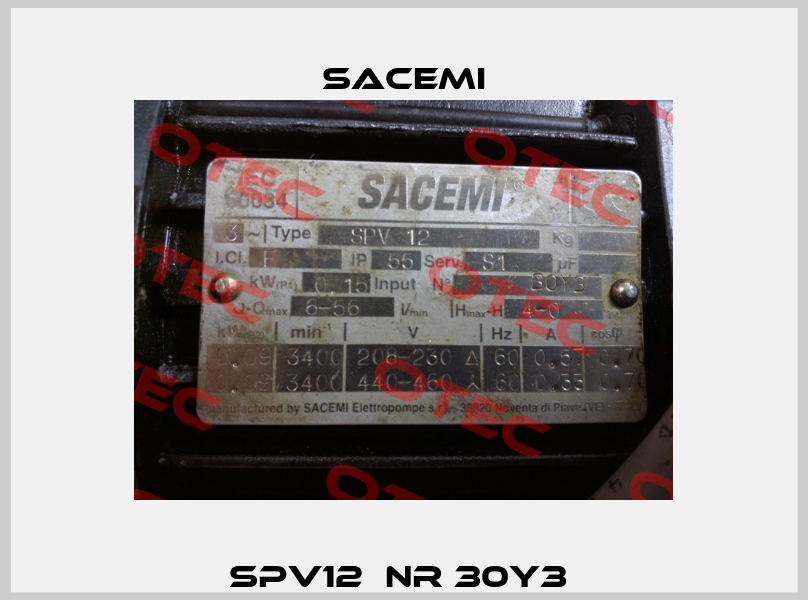 SPV12  Nr 30Y3  Sacemi