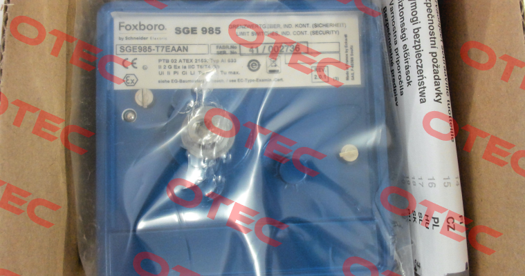 SGE985-T7EAAN Foxboro
