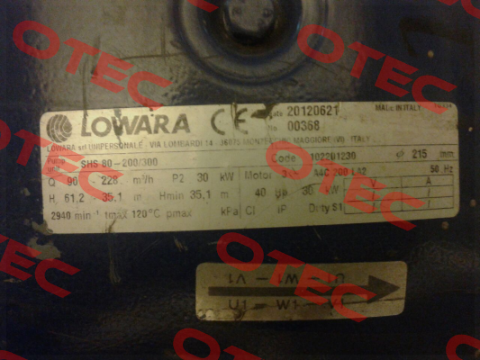 00368  Lowara