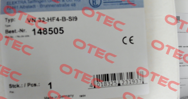 VN 32-HF4-B-SI9 / SN 1104-3 Elektra Tailfingen