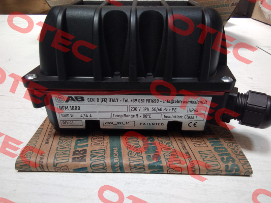 HFM 1000 AB Trasmissioni