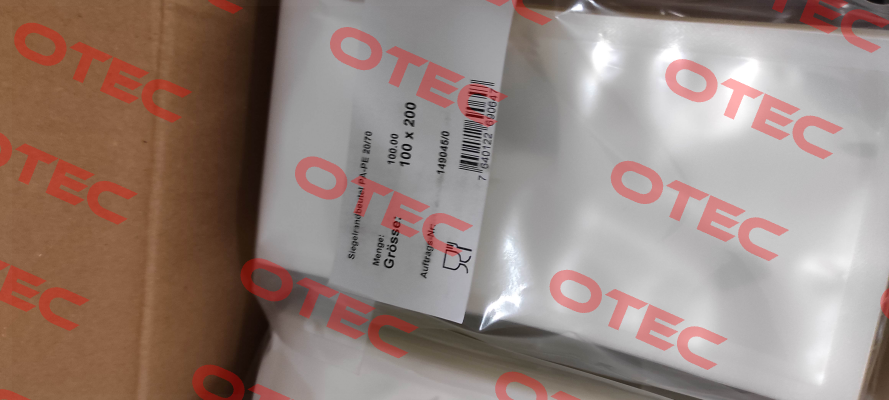 PA/PE sealed edge bag - 100 x 200 mm; 90 µm Audion Elektro