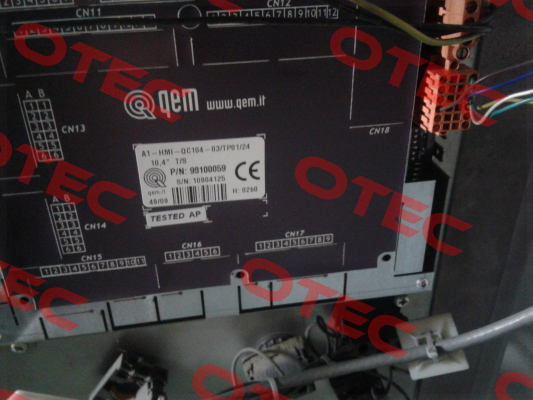 A1-HMI-QC104-03/TB01/24  OEM  QEM S.r.l.