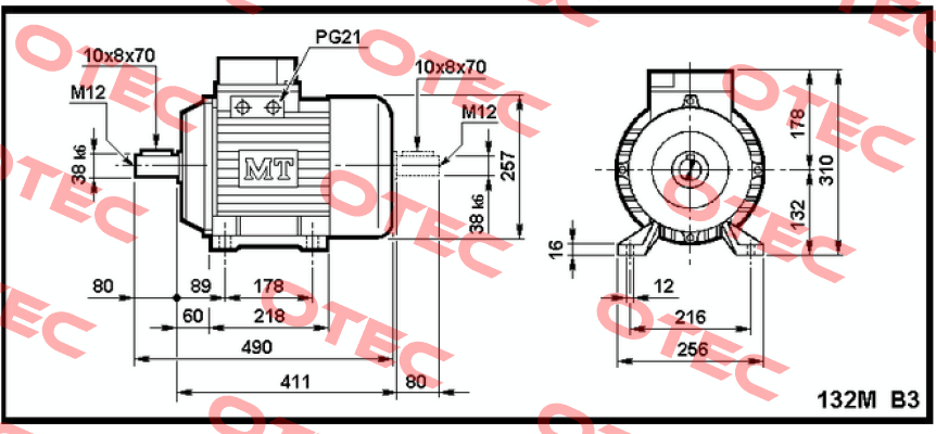 DN   132  M4/8 Fimet