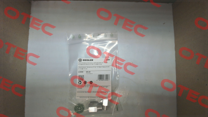 P/N: 114446, Type: 29.22 Riegler